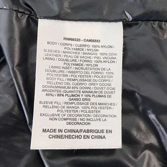 Nike Mens NSW Sportswear Destroyer Varsity Bomber Jacket Leather/Nylon Down XL - Picture 7 of 16